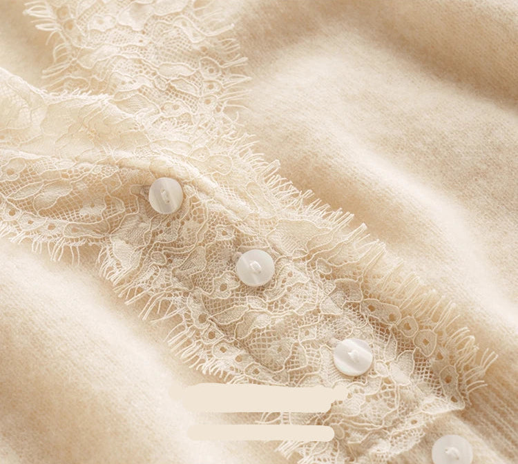 Cashmere Casual V-Neck Knit Sweater